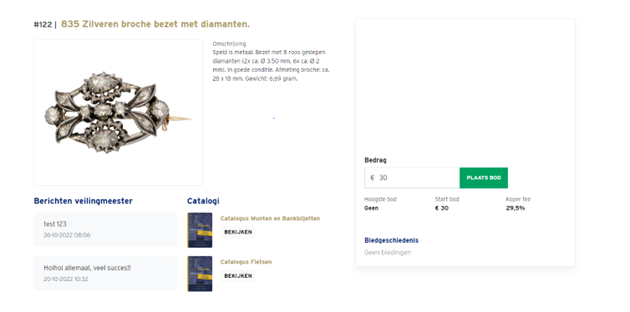 Een bod plaatsen